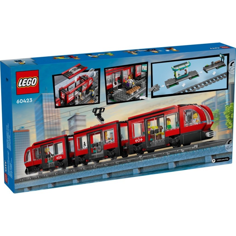 LEGO-60423 Tranvía y Estación del Centro