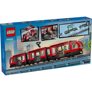 LEGO-60423 Tranvía y Estación del Centro