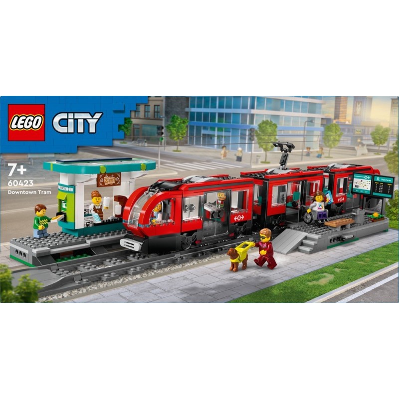 LEGO-60423 Tranvía y Estación del Centro