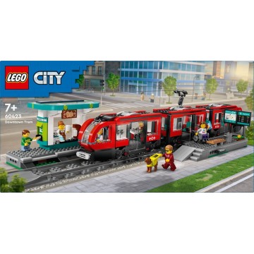 LEGO-60423 Tranvía y Estación del Centro