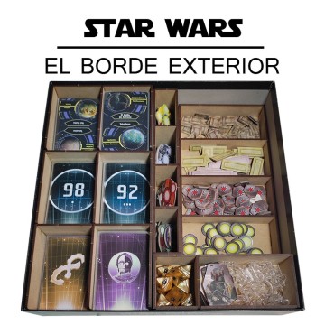 Inserto compatible con STAR WARS EL BORDE EXTERIOR (Base + Exp. Asuntos pendientes)