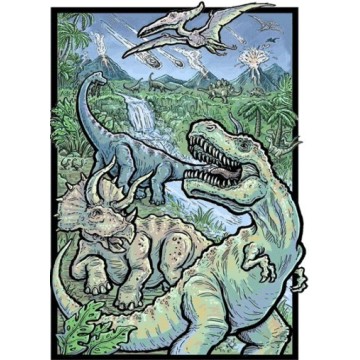 Dinosaurs 3D Jigsaw Puzzle (500 Pieces)