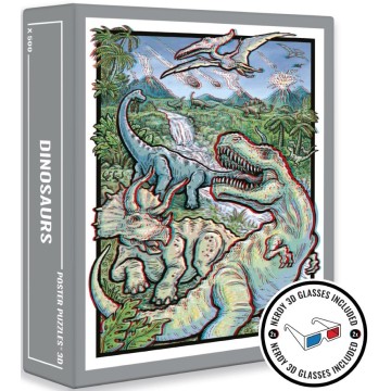Dinosaurs 3D Jigsaw Puzzle (500 Pieces)