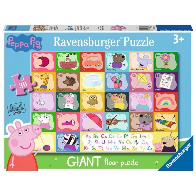 Puzzle 24 giant Pavimento: Peppa Pig Alphabet