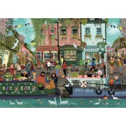 Puzzle 1000 pz - Illustrati: A lo largo del río