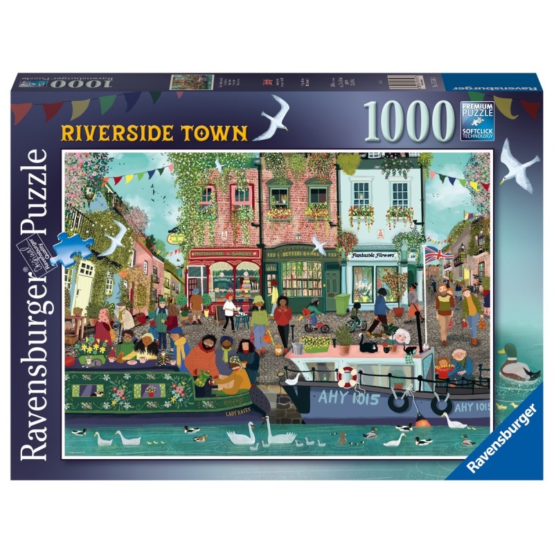 Puzzle 1000 pz - Illustrati: A lo largo del río