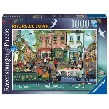 Puzzle 1000 pz - Illustrati: A lo largo del río