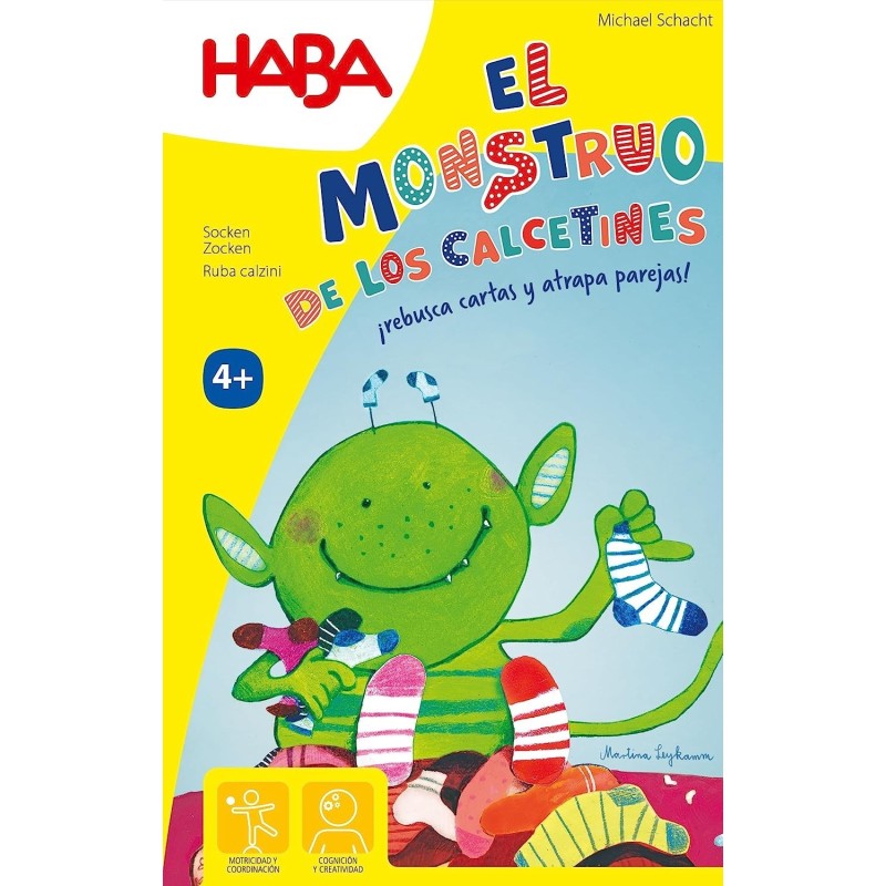El Monstruo de los Calcetines - El juego de cartas