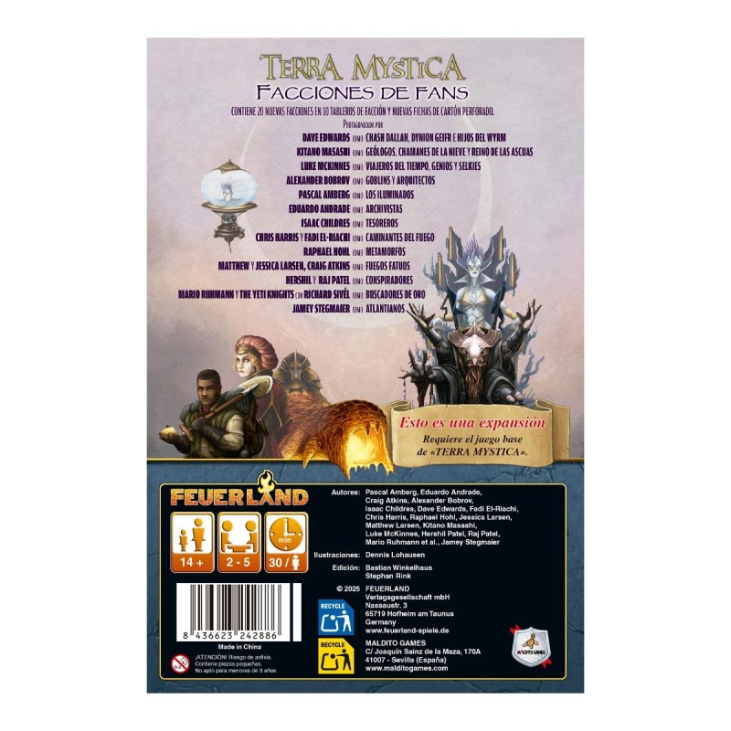 Terra Mystica: Facciones de Fans