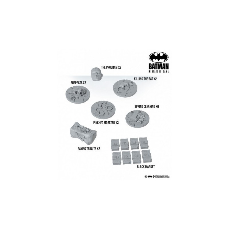 Organized Crime Markers - Batman Miniature Game (Inglés)