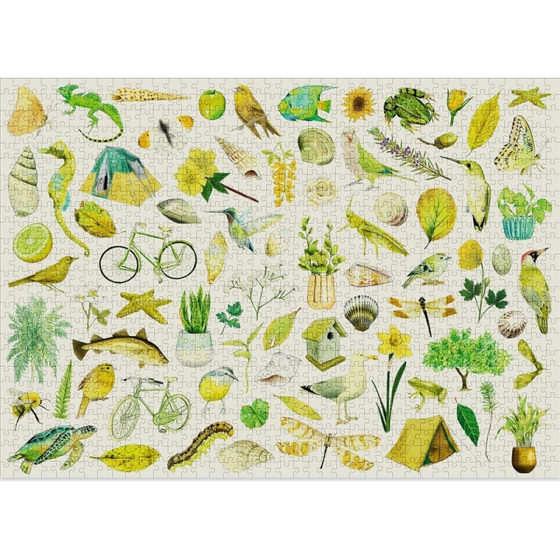 Green Jigsaw Puzzle (1000 pieces)