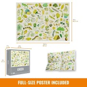 Green Jigsaw Puzzle (1000 pieces)