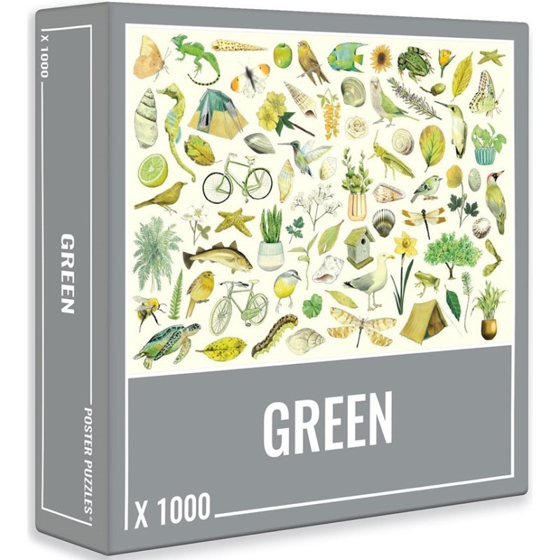 Green Jigsaw Puzzle (1000 pieces)