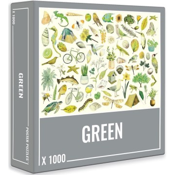 Green Jigsaw Puzzle (1000 pieces)