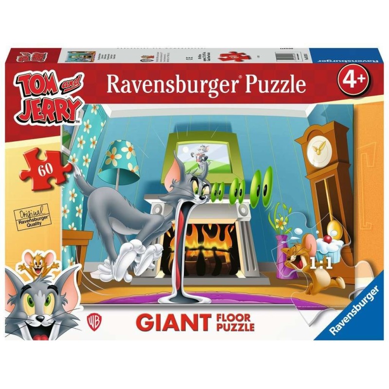 Puzzle 60 pz Giant: Tom & Jerry