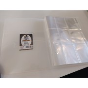 Caja 48 x album 9 pockets x 10 pages transparente --50% desc.--