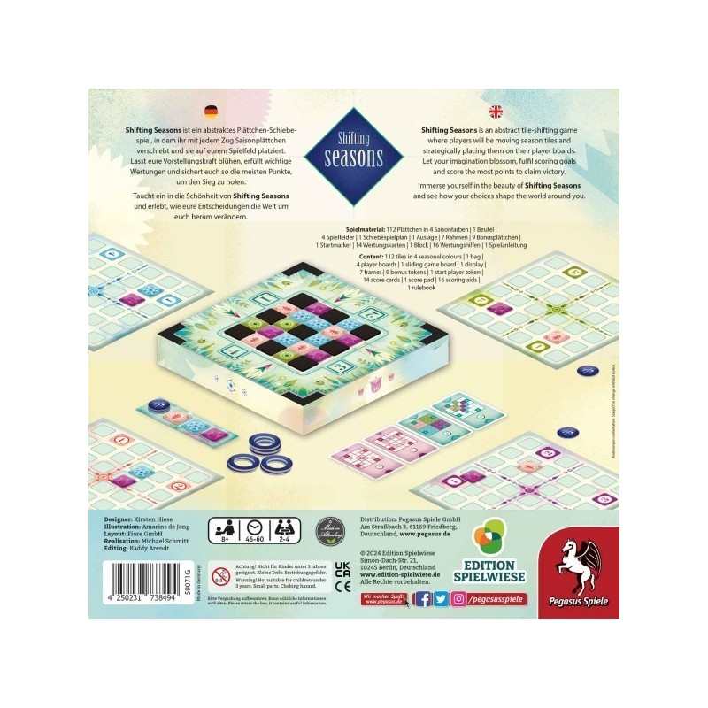 Shifting Seasons, Edition Spielwiese (EN/GR)