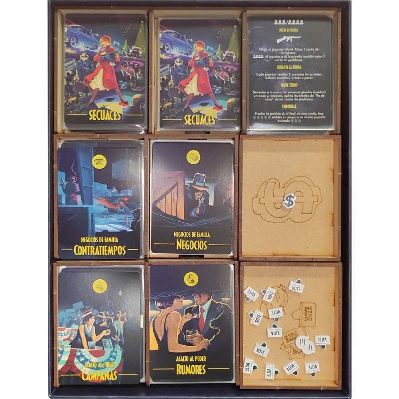 Inserto compatible con FICTIONS: MEMORIAS DE UN GANGSTER