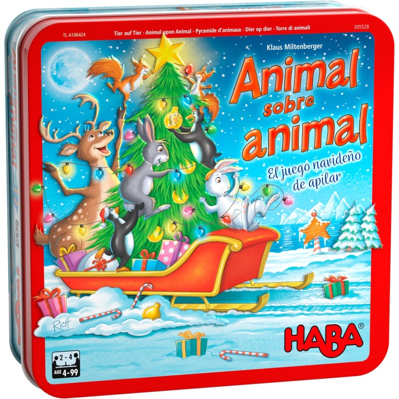 Animal sobre Animal - Un juego Navideño de apilar - ESP