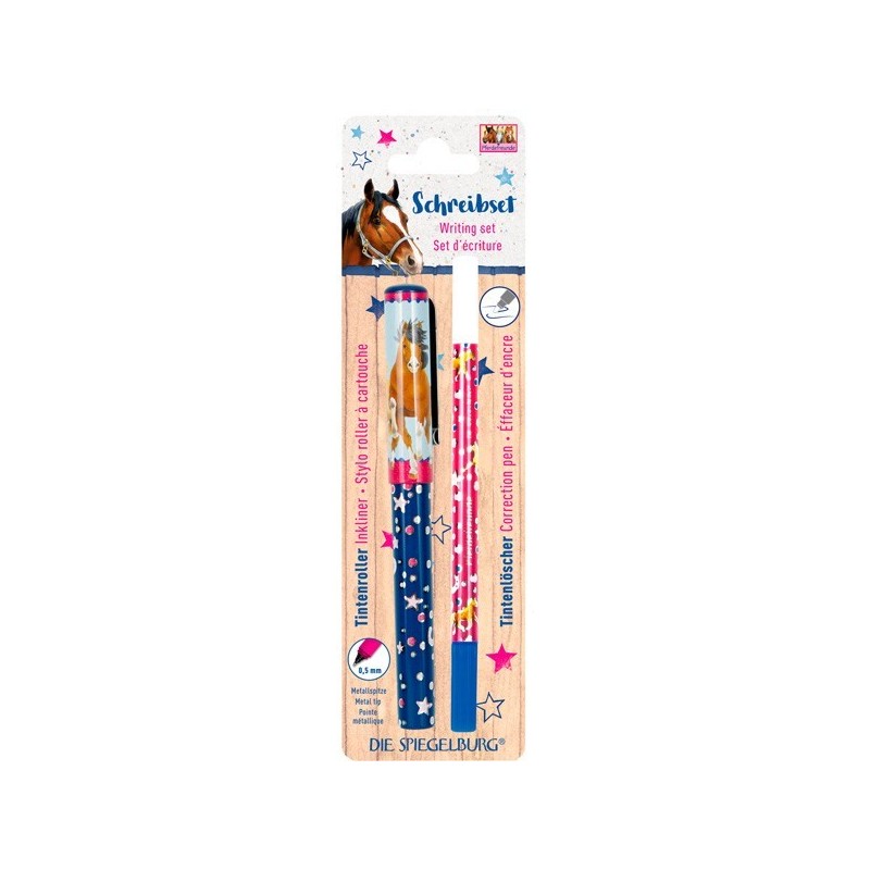 Bolígrafo de tinta con borrador