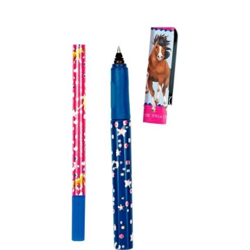 Bolígrafo de tinta con borrador