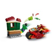 LEGO-76287 Iron Man con Moto y Hulk