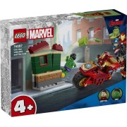 LEGO-76287 Iron Man con Moto y Hulk