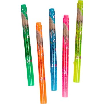 Marcadores fluorescentes con purpurina