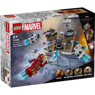 LEGO-76288 Iron Man y Legión de Hierro vs. Soldado de Hydra