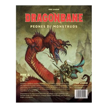 Dragonbane - Peones del Bestiario + mapa