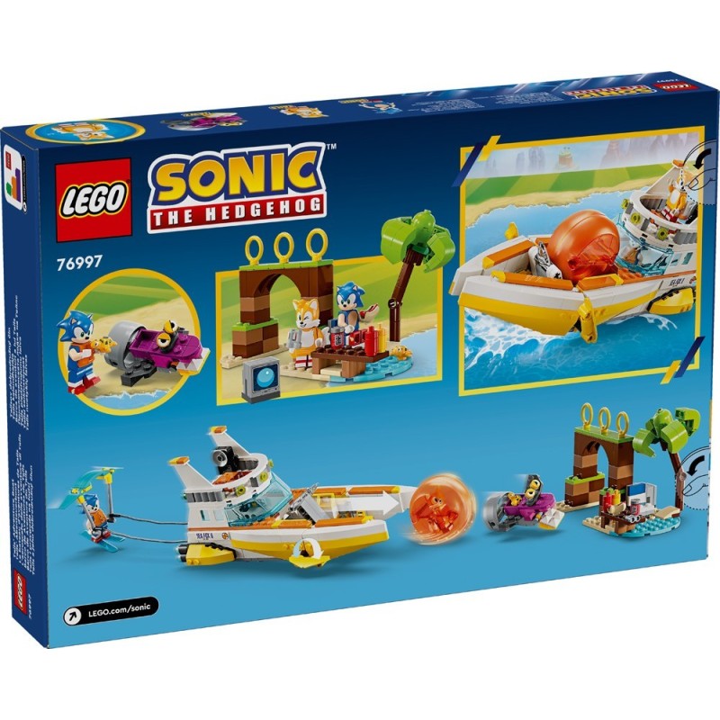 LEGO-76997 Barco de Aventuras de Tails