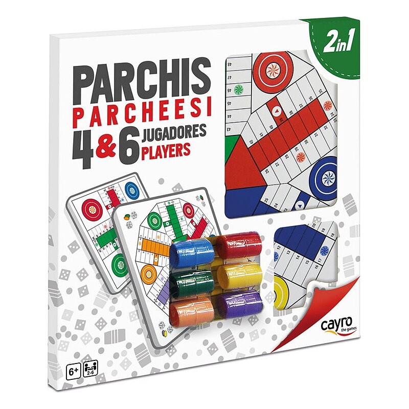 Tablero Parchís 4 Y 6 Jugadores
