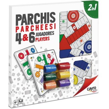 Tablero Parchís 4 Y 6 Jugadores