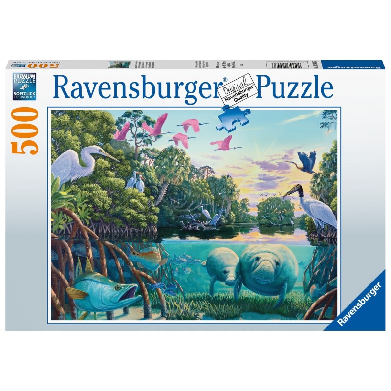 Puzzle 500 pz: Momentos de manatí