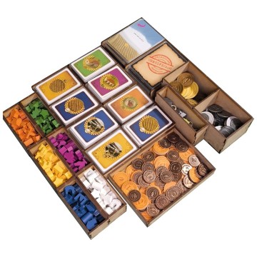 Inserto Compatible con VITICULTURE (Base + Exp. Tuscany + Exp. Visitantes del Páramo + Exp. Visitantes del Valle del Rin)