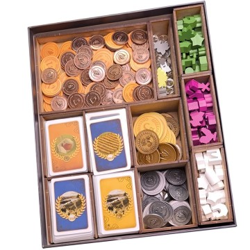 Inserto Compatible con VITICULTURE (Base + Exp. Tuscany + Exp. Visitantes del Páramo + Exp. Visitantes del Valle del Rin)
