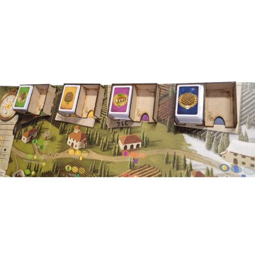 Inserto Compatible con VITICULTURE (Base + Exp. Tuscany + Exp. Visitantes del Páramo + Exp. Visitantes del Valle del Rin)