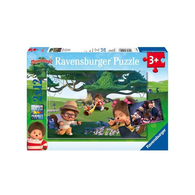 Puzzle 2 X 12 Pz: Monchhichi