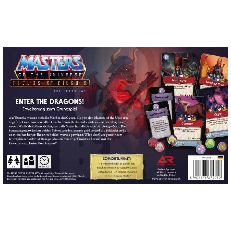 Fields of Eternia Enter the Dragons! - Masters of the Universe (Inglés)
