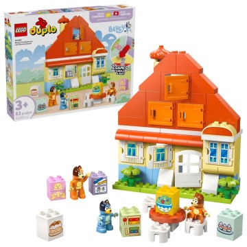 Casa Familiar de Bluey con Juego de Memoria