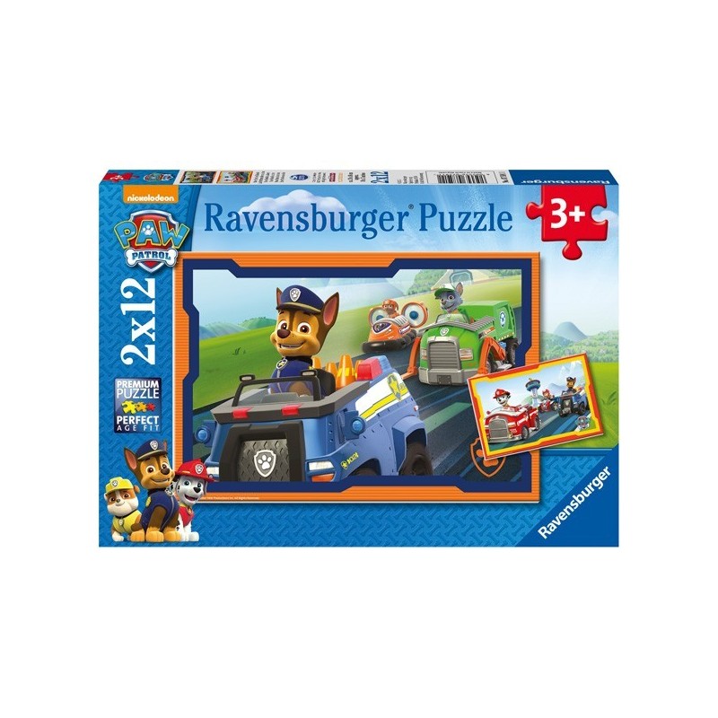 Puzzle 2 X 12 Pz: Paw Patrol B