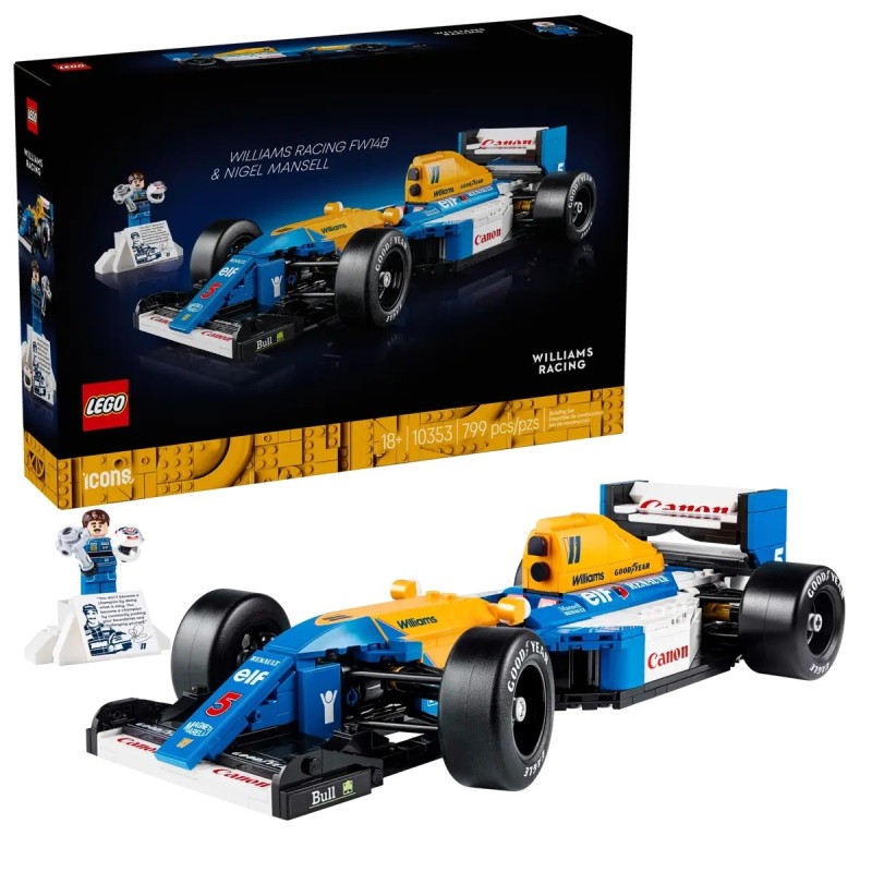 LEGO-10353 Williams Racing FW14B y Nigel Mansell