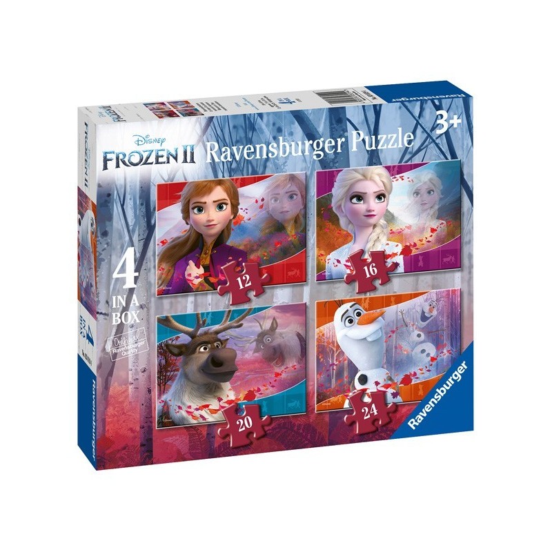 Puzzle 4 en 1: Frozen 2