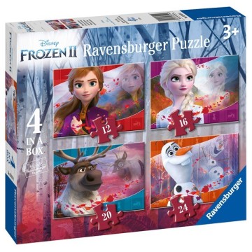 Puzzle 4 en 1: Frozen 2