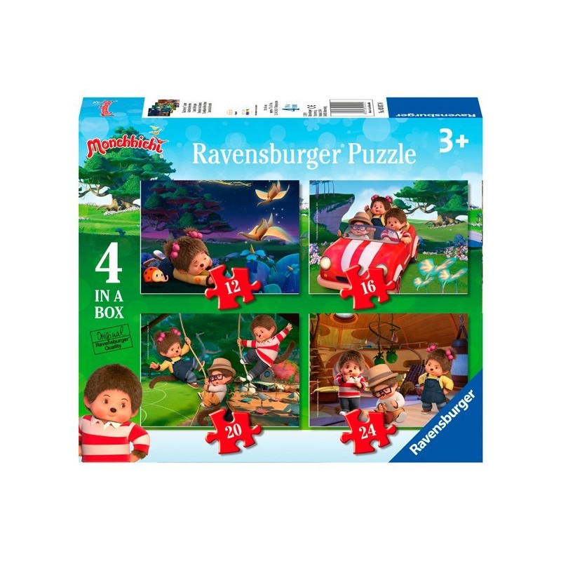 Puzzle 4 en 1: Monchhichi