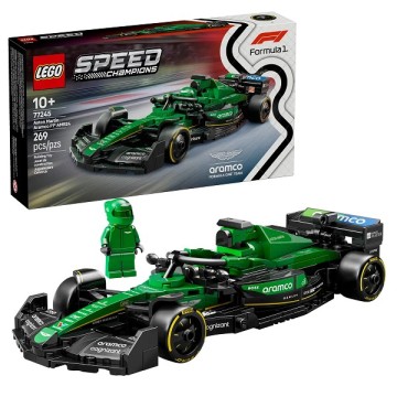 LEGO-77245 Coche de Carreras Aston Martin Aramco F1 AMR24