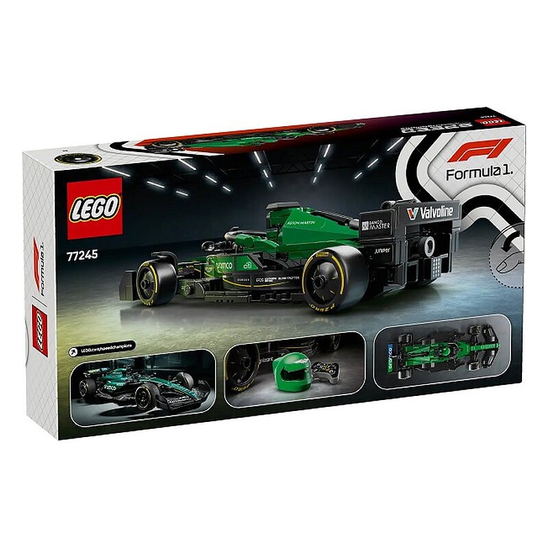 LEGO-77245 Coche de Carreras Aston Martin Aramco F1 AMR24