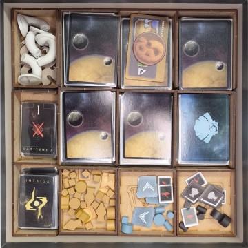 Inserto Compatible con DUNE IMPERIUM Ó DUNE IMPERIUM "INSURRECCIÓN" (Base + Expansiones "El Auge de IX" e "Immortalidad")