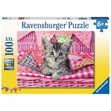 Puzzle 100 pz. XXL: Lindo gatito