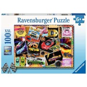 Puzzle 100 pz. XXL: Carreras de coches